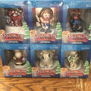 Rudolph The Red Nosed Reindeer Brass Key Christmas Ornaments Factory Sealed